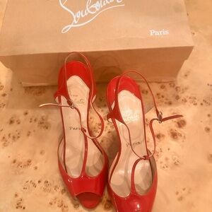 Christian Louboutin Red Women's Shoes size 39